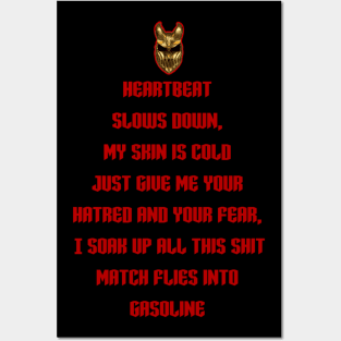 Demolishes Slaughter to prevail lyrics Posters and Art